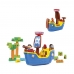  Blocos de Montar Baby Land Navio Pirata 30 Blocos, Cardoso